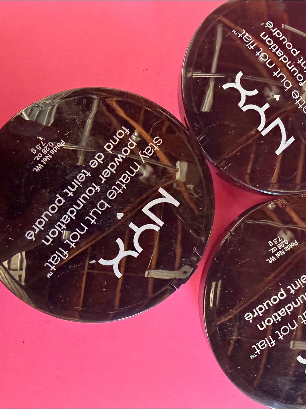 3 NYX Stay Matte But Not Flat Powder Foundation SMP19 cocoa chocolat